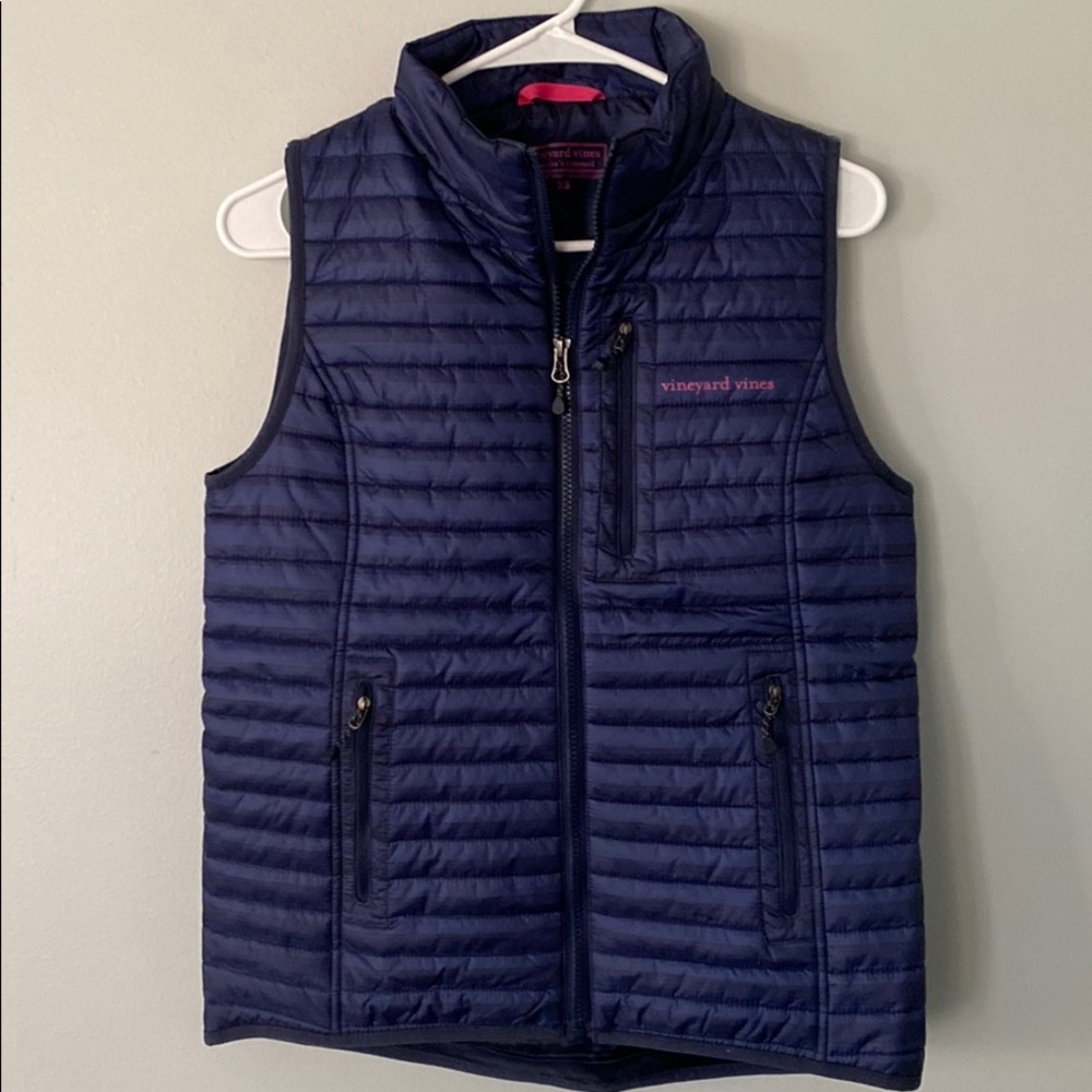 Vineyard Vines Navy Puffy Vest